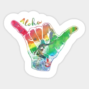 Shaka sign Sticker